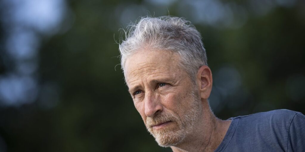 Jon Stewart sounds the alarm about AI - 'We're aiding and abetting our own destruction'